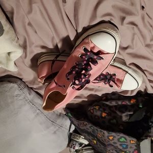 Converse All Star pink shoes
